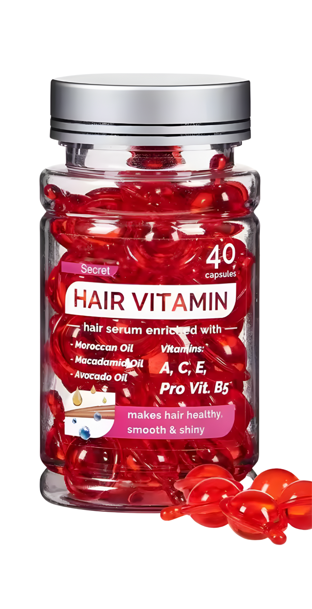 Vitaminas cápsulas para el cabello