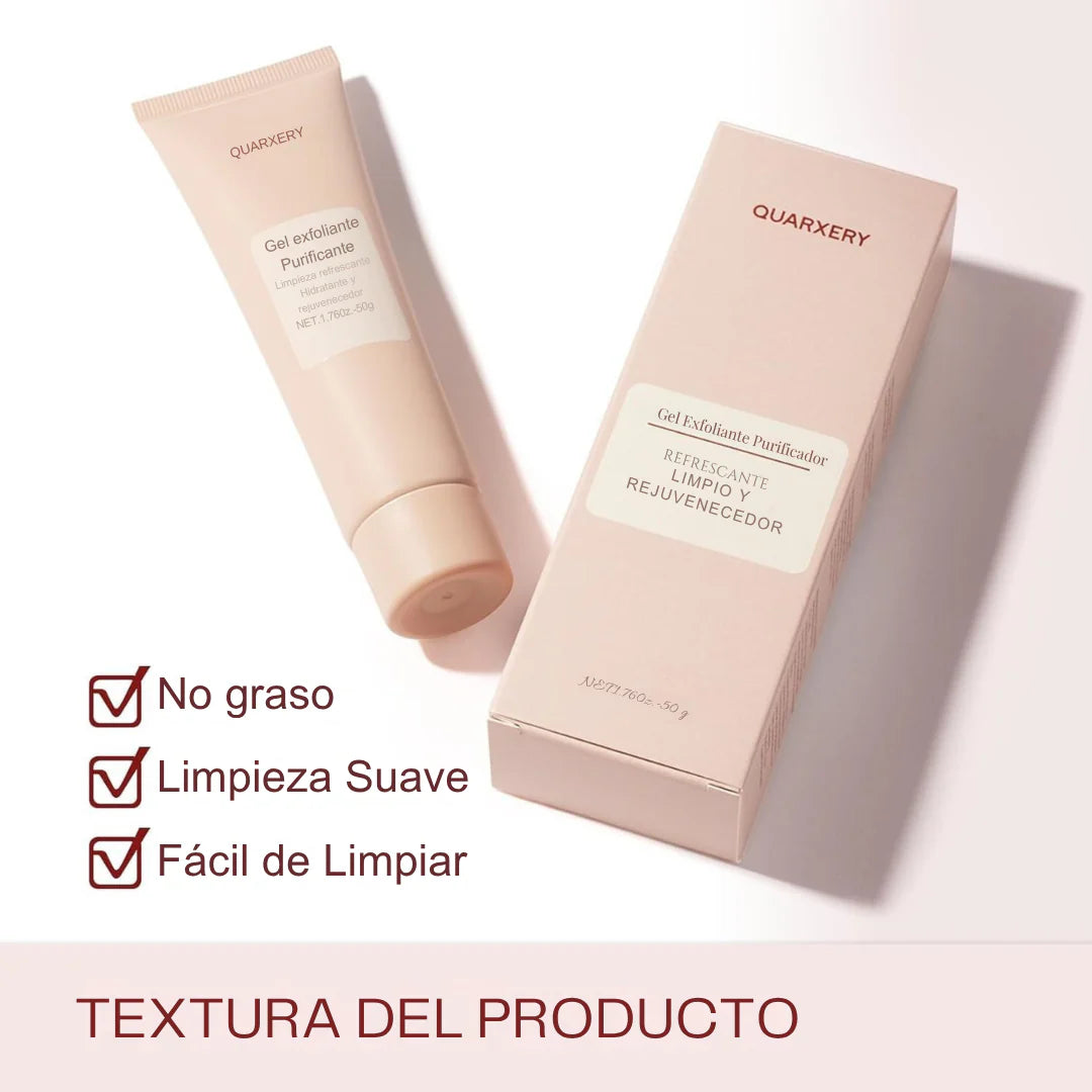 Gel Exfoliante Quarxery 50g – Elimina Impurezas y Deja Tu Piel Suave Hoy