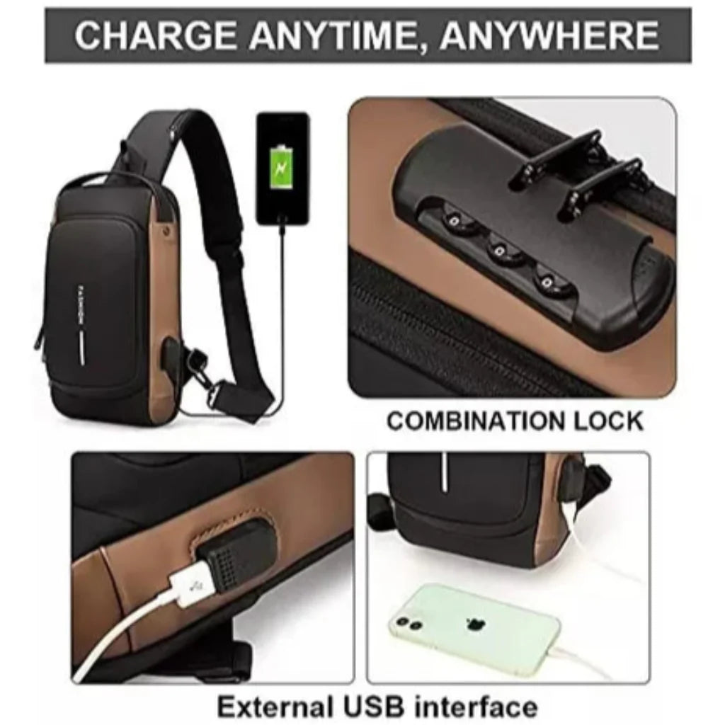 🎒 SecureGo® Bolso Antirrobo Con Candado