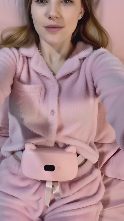 Almohadilla Térmica Y Masajes Para Cólicos De Gatito